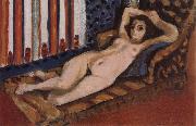 Nu au Canape-Harmonie en Rouge Henri Matisse